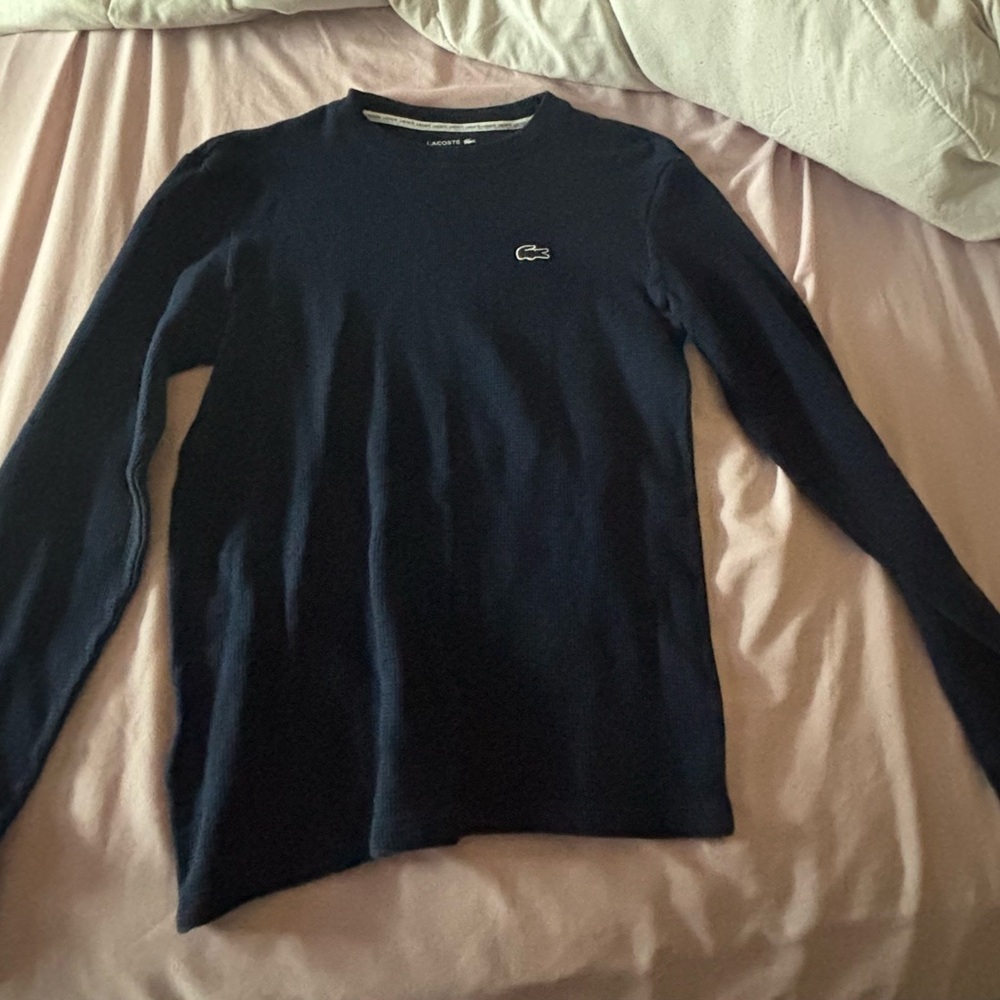 Lacoste Navy Blue Long Sleeve Shirt